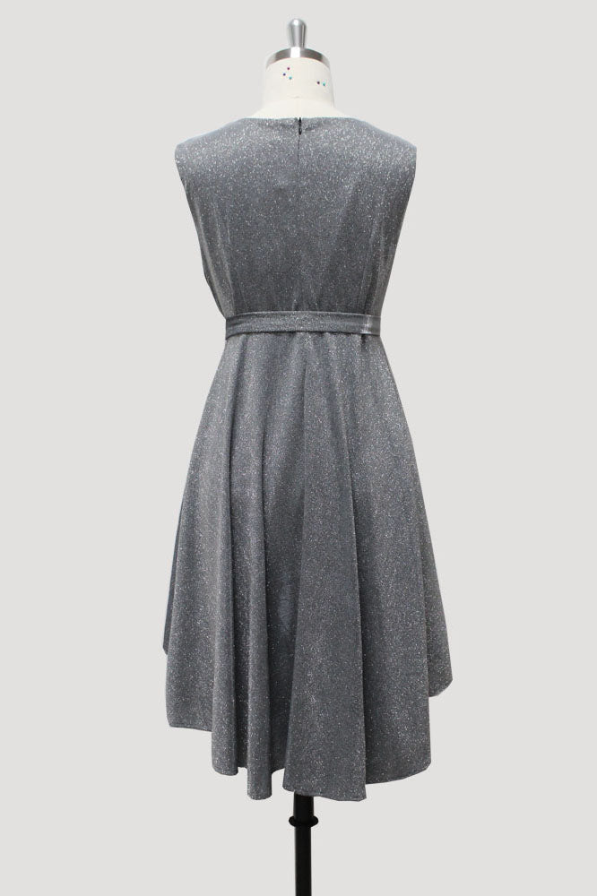 Sparkle Round Short Prom Dresses With Belt Homecoming Party Dress E90819