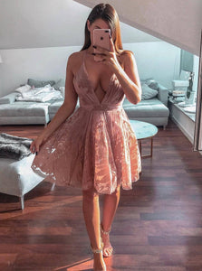 Sexy Short Homecoming Dresses Backless Cocktail Party Dress OM500
