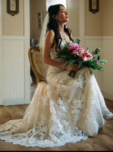 Elegant Sweetheart Mermaid Wedding Dress With Appliques OW588