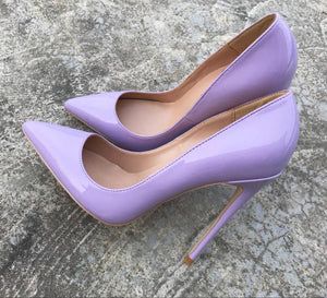 Purple high-heels , Fashion Evening Party Shoes, yy32