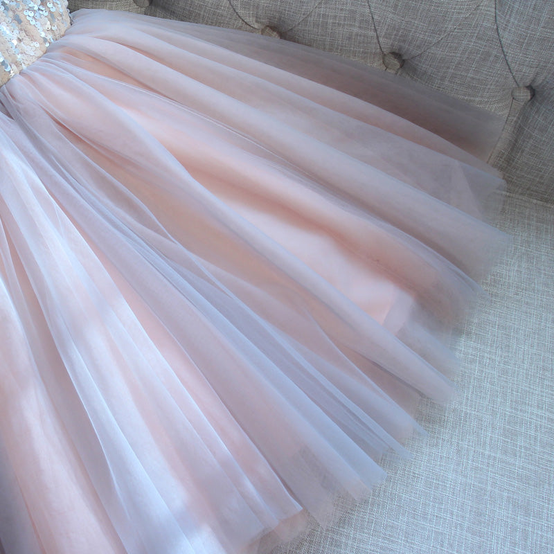 Pink Mini Sweet 16 Dress Cute Sequins Short Prom Graduation Gown OM133