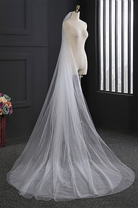 Simple Wedding Veil Two-tier Chapel Wedding Veils OV12