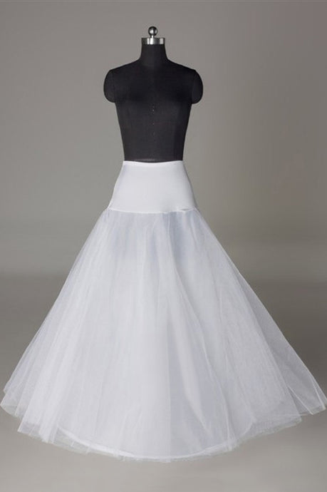 Tulle Netting A-Line 2 Tier Floor Length Wedding Petticoats For Sale WP03